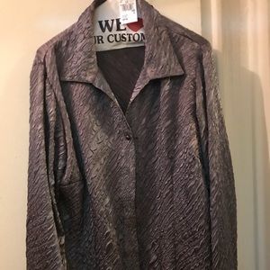 Ashley Stewart button down blouse.